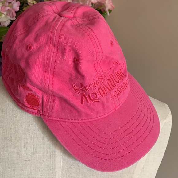 🎀BOGO Free!🎀 Ripley's aquarium baseball cap, hot pink, GUC - Picture 5 of 9